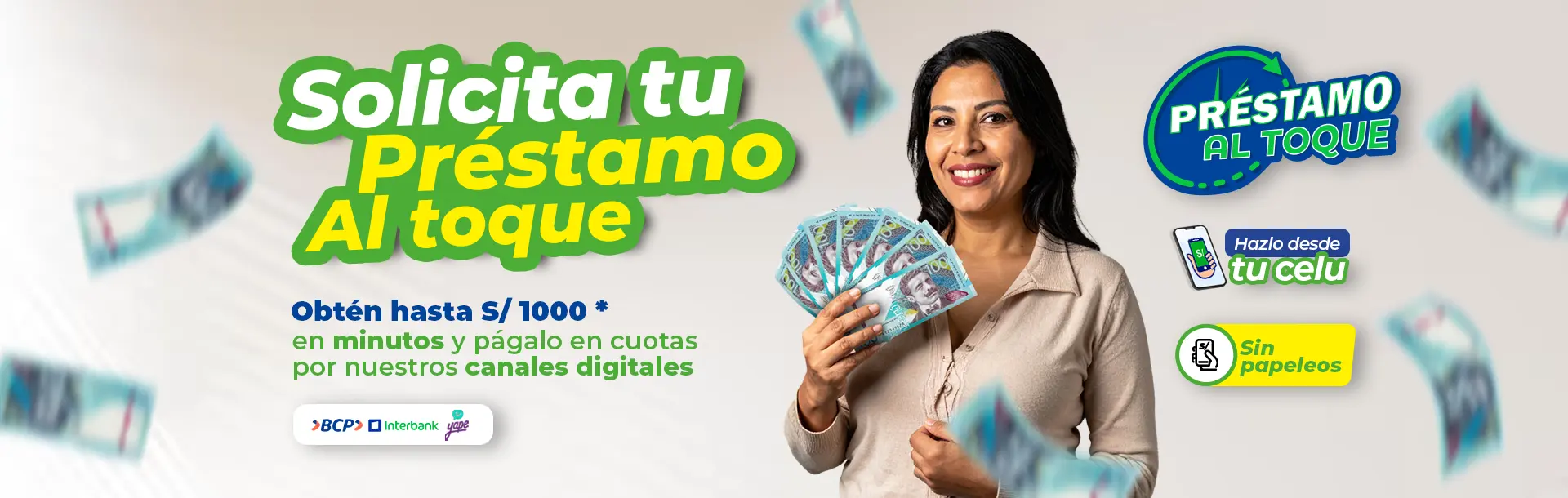 Obtén tu préstamo personal con Chapa Cash, fácil, rápido y seguro. 100% online.